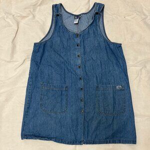90's Vintage Denim Jumper Dress SUPER CUTE